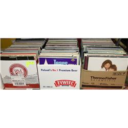 6 BOXES OF ASSORTED RECORDS