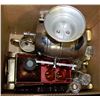 Image 1 : BOX WITH TRAIN DECANTER,BARREL DECANTER AND CUPS