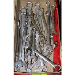 FLAT OF WRENCHES INCLUDING MASTERCRAFT,FULLER,