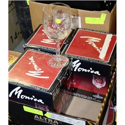 3 BOXES WITH 4 GLASSES IN EACH BOX+PINWHEEL LED