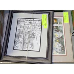 FRAMED SIGNED PIC OF "REFLECTIONS OF THE PAST"