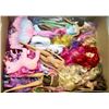 Image 1 : BOX W/BARBIES & ACCESSORIES, MY LITTLE