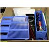 Image 1 : LARGE BOX WITH OFFICE AND SCHOOL SUPPLES