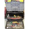 Image 1 : USED RUBBERMAID TOOL BOX WITH TOOLS