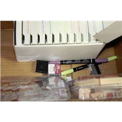BOX WITH STAMPIN UP SUPPLIES INCL. SET OF 12