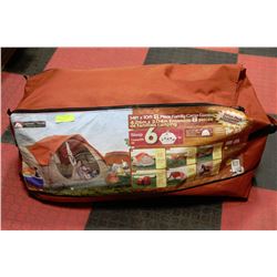 OZARK TRAIL 14'X10' 8PC FAMILY CAMP COMBO SLEEPS 6