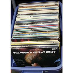 TUB WITH OLDER COUNTRY MUSIC, 100 PLUS RECORDS