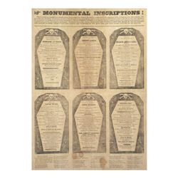 Andrew Jackson - First  Coffin  Handbill