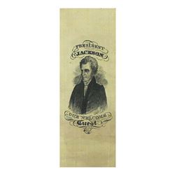 Andrew Jackson - Rare Portrait Ribbon
