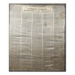 Andrew Jackson - Farewell Address