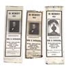 Image 1 : William H. Harrison - Silk Mourning Ribbons