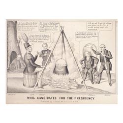 Millard Fillmore - Slave States Political Cartoon