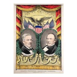 Millard Fillmore - 1856 Grand National American Banner