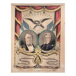 Cass and Butler - Grand National Democratic Banner