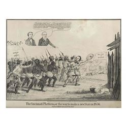 James Buchanan - Pro Slavery Political Cartoon