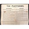 Image 3 : Lincoln - 1864 Campaign "The Platforms" Handbill
