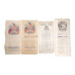 Lincoln [Edward Everett]- 1864 Union Republican Tickets