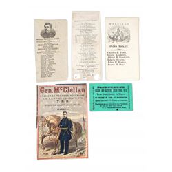 George McClellan  - 1864 Campaign Ephemera