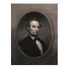 Image 1 : Lincoln - Large Steel Engraved Portrait