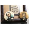 Image 2 : Lincoln - Centennial Buttons and Mourning Ribbon