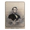 Image 1 : Lincoln - Impressive Silk Stevengraph Portrait