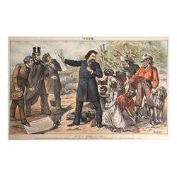 [Lincoln] - John A. Logan Puck Illustration