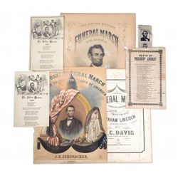 Lincoln - Mourning Ephemera Group