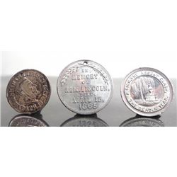 Lincoln - Three Memorial Medals