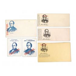 1860 Campaign - Anti John Bell "Traitor" Ephemera