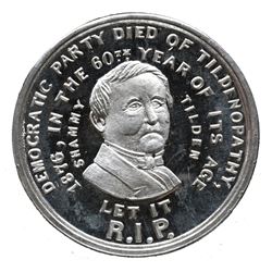 Samuel J. Tilden 1877 Satirical Medal