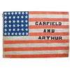 Image 1 : J.A. Garfield & C.A. Arthur 1880 Campaign Flag