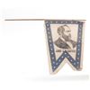 Image 1 : James A. Garfield 1880 Printed Silk Campaign Pennant