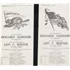 Image 10 : B. Harrison & L.P. Morton Four 1888 Republican Ticket