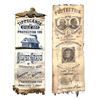 Image 1 : B. Harrison & L.P. Morton Two 1888 "Log Cabin" Campaign
