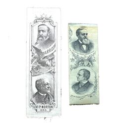 B. Harrison & L.P. Morton Two 1888 Vertical Jugate