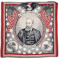Benjamin Harrison 1888 Portrait Bandana