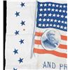 Image 8 : Benjamin Harrison Two 1888 Silk Handkerchiefs