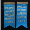 Image 10 : Benjamin Harrison Eight 1888 Text-Only Campaign Ribbons