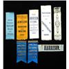 Image 3 : Benjamin Harrison Eight 1888 Text-Only Campaign Ribbons
