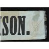 Image 7 : Benjamin Harrison Eight 1888 Text-Only Campaign Ribbons