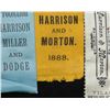 Image 9 : Benjamin Harrison Eight 1888 Text-Only Campaign Ribbons