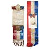 Image 1 : Benjamin Harrison Two 1892 Regional Convention Ribbons.