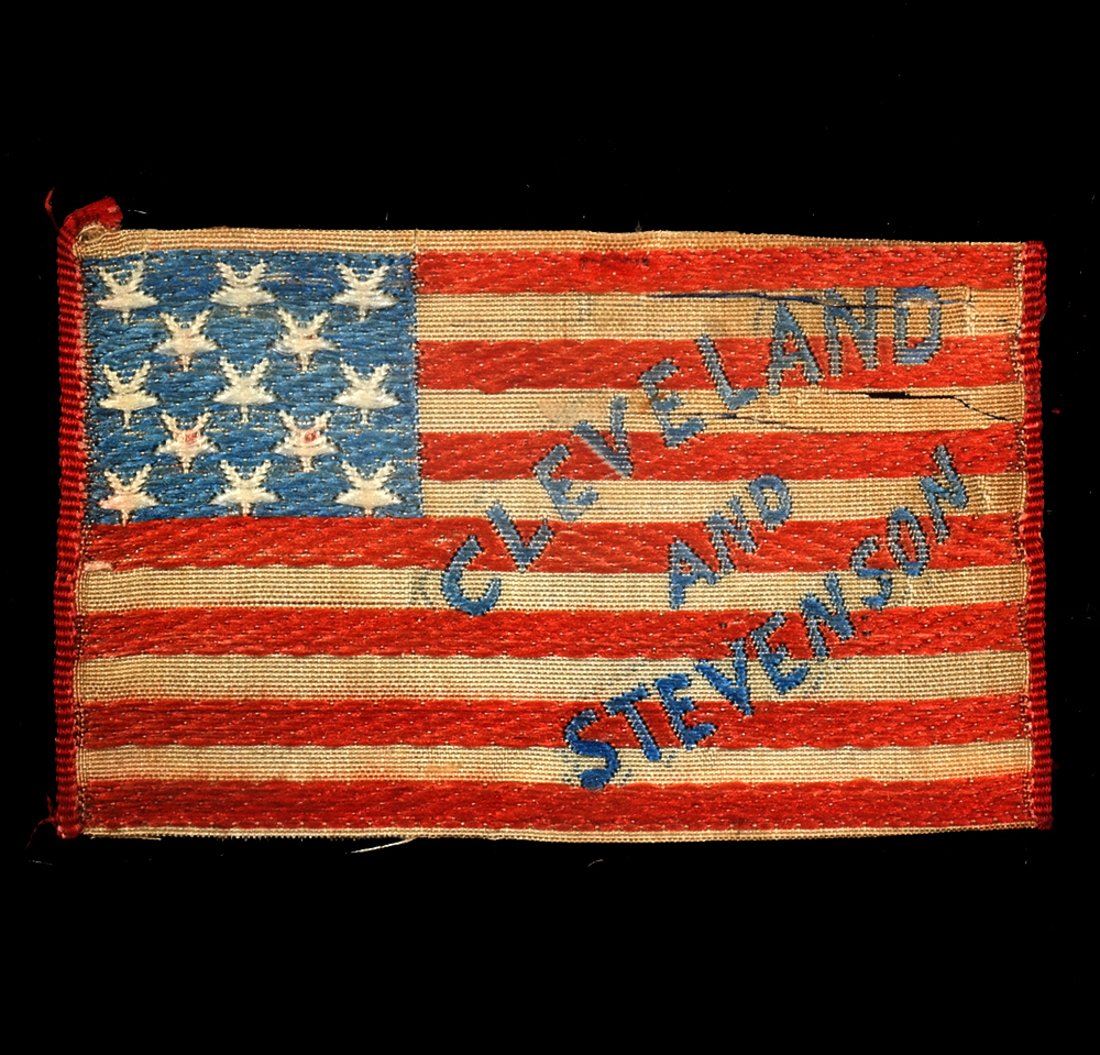 Grover Cleveland 1892 Silk & Satin Campaign Ribbons