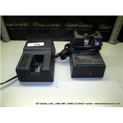 LOT: BATTERY CHARGERS 2X MONEY