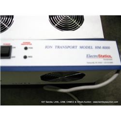 ELECTRO STATICS HM-8000 ION TRANSPORT