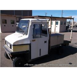 CUSHMAN 898459-8820 GAS INDUSTRIAL TRUCK ~ ??? MIL 21,789, VIN: 1CUNH2222LL020567, W/ TOOLBOXES, OVE