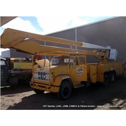 GMC JV77313 CRANE ~ 65,447 MILES VIN: TJV738V579928, 1101 HOURS, VEHICLE CLUB WEIGHT 29,470 LBS, PAY