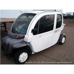 2003 GEM E825 ELECTRIC MOTOR CAR ~ UNKNOWN MILES VIN: 5ASAG47433F032700 FORM 97 FORTHCOMING 2 KEYS 6