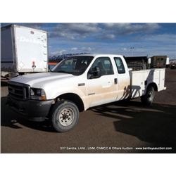 2003 FORD F250 SUPER DUTY TRUCK, 4x4 ~ UNKNOWN MIL VIN: 1FDNX21P43ED85994, POWER STROKE, V-8 TURBO D