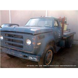 1975 CHRYSLER D-500 STAKEBED TRUCK ~ 64,337 MILES VIN: D51EG4J018293 NO TITLE NO KEYS 4201